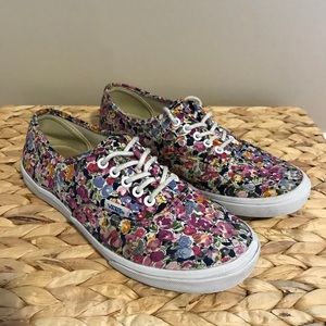 Floral print Vans